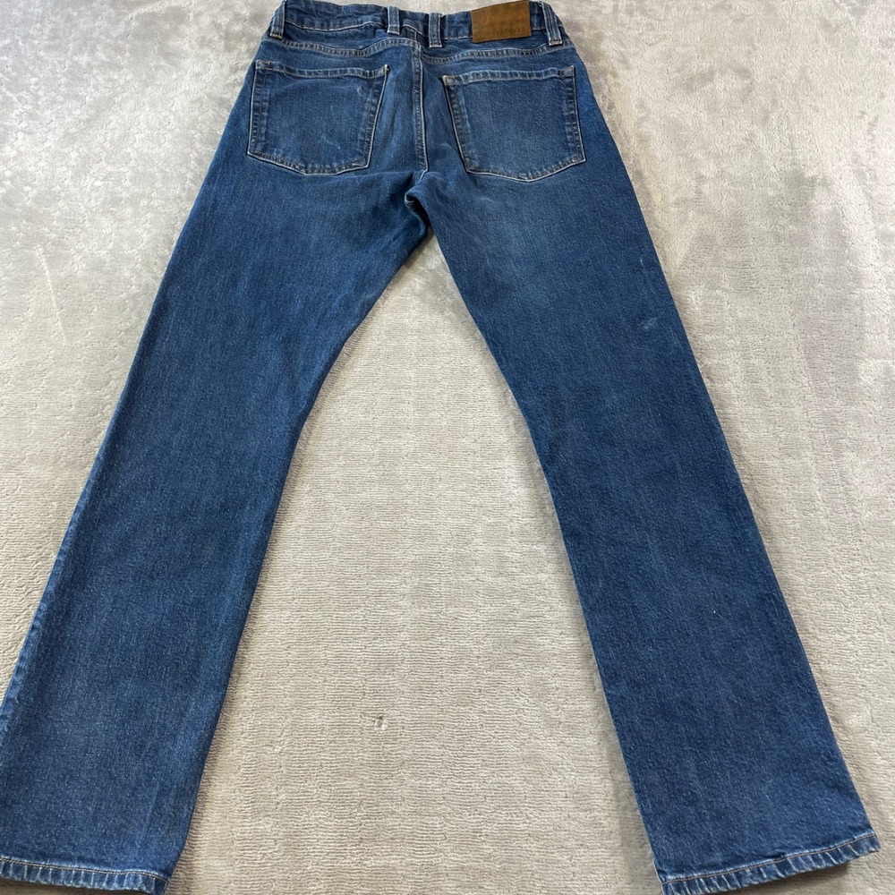 Tecovas Ranch Wear Jeans Straight Mens 30x30 Dark Blue Stretch Cowboy Workwear - Picture 10 of 13